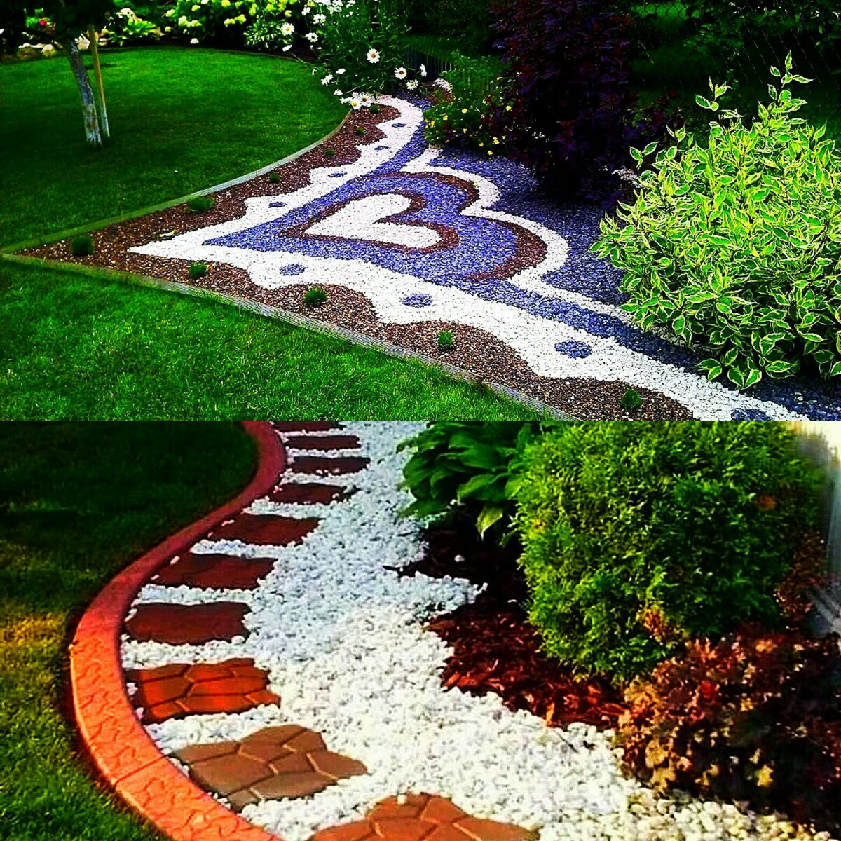 Декорирование поверхности почвы