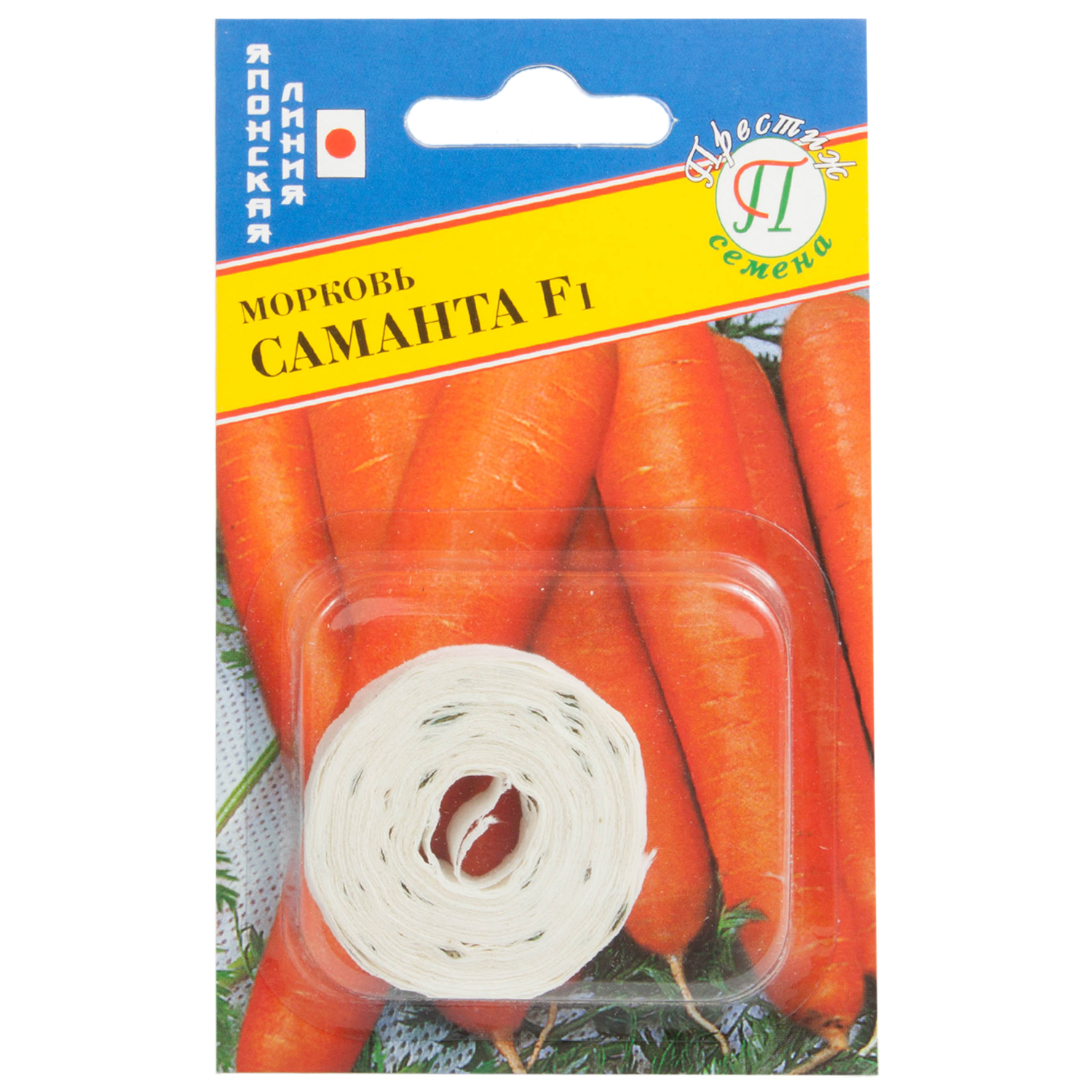 Семена морковь на ленте Саманта F1 6м Престиж
