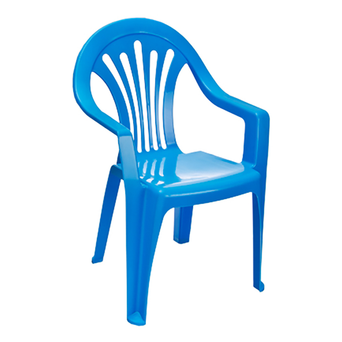 Кресло детское пластик, голубой М2525