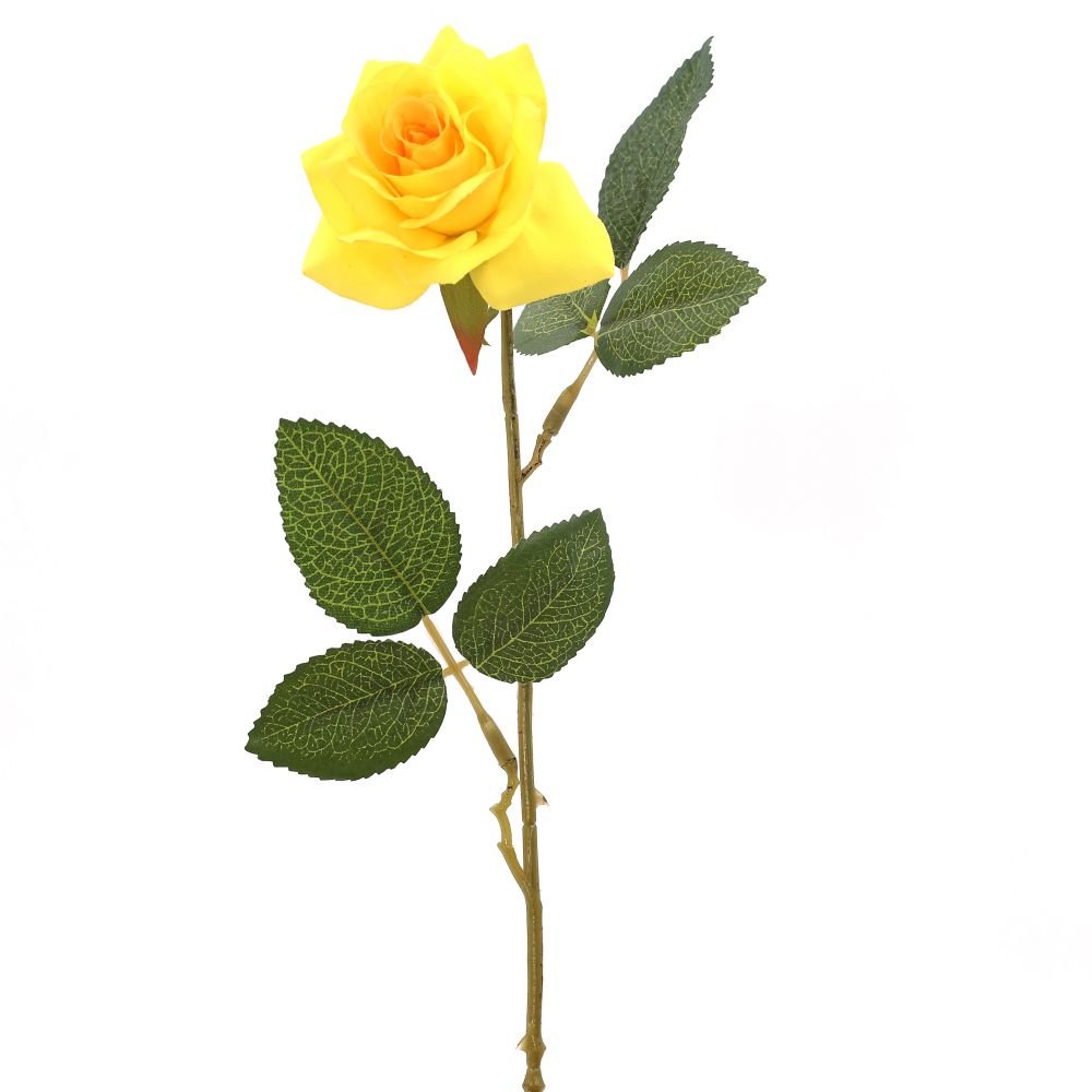 Цветок искусственный Роза 65см