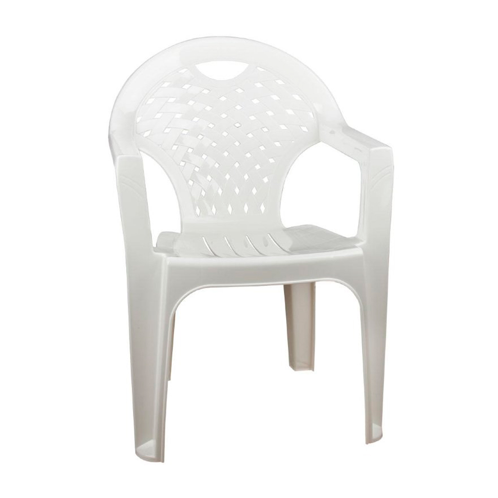 Кресло пластик, белый М2608