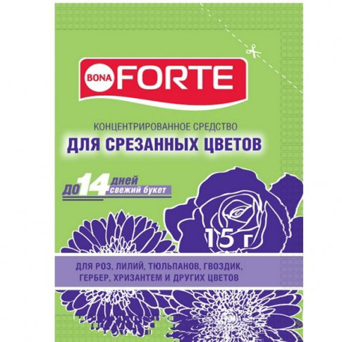 Средство Bona Forte для срезанных цветов, 15г